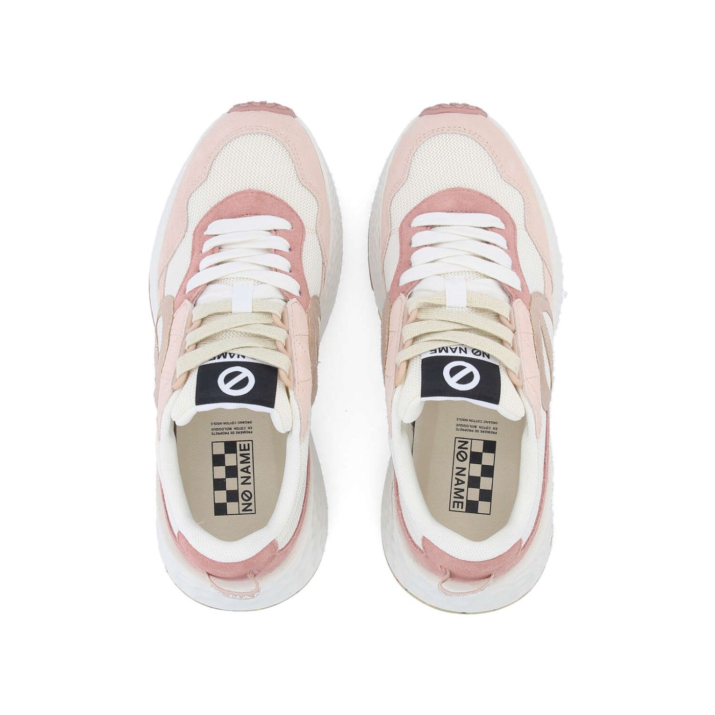 CARTER JOGGER W - SUEDE/KNIT/SUED - ROSE/BLANC CASSE